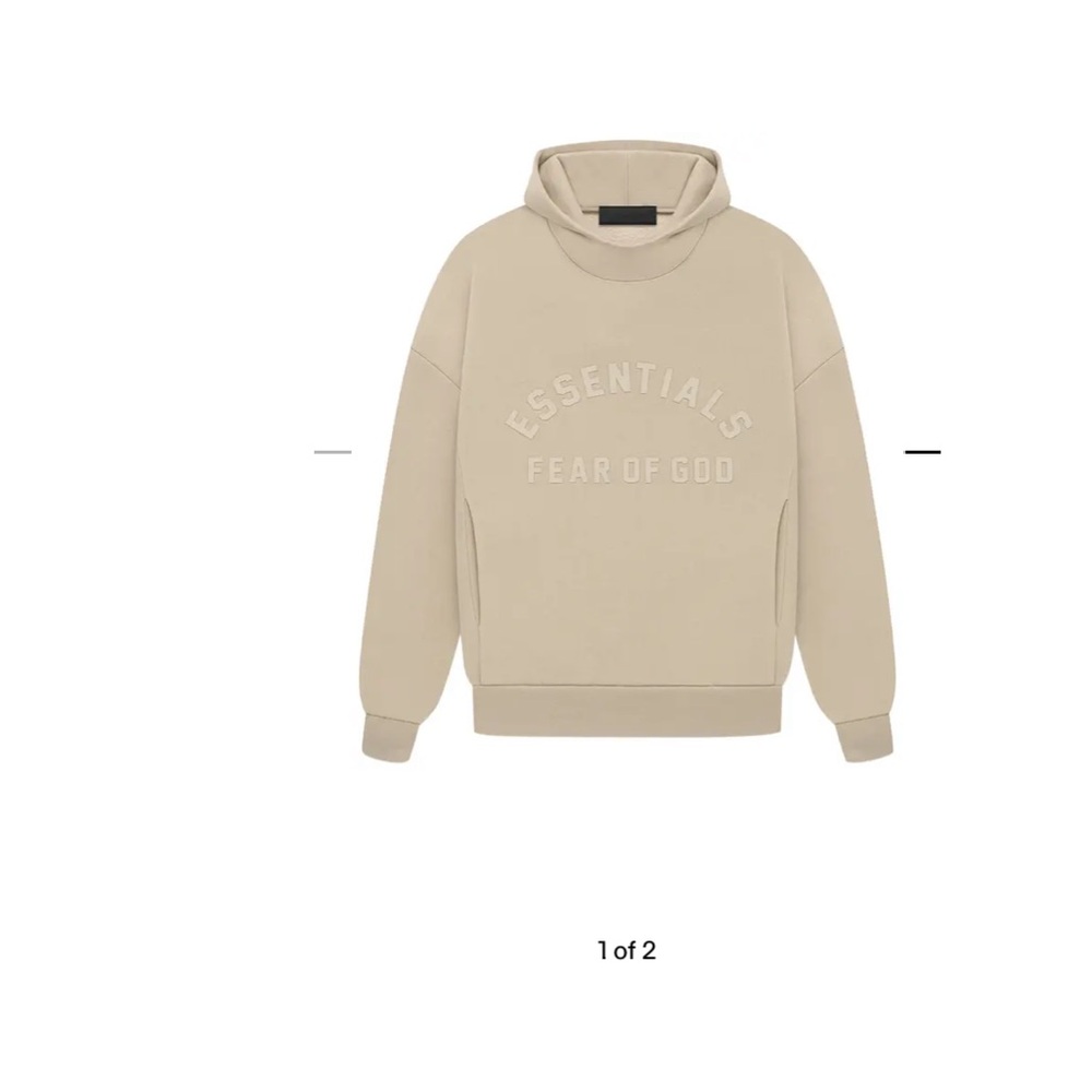 Fear of God Essentials Tan Hoodie